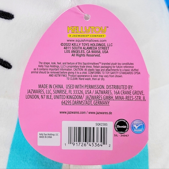 Squishmallow Hello Kitty with Cheeseburger 10" UltraSoft Stuffed Sanrio Plush - Picture 6 of 6